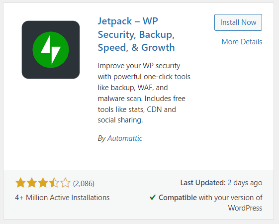 jetpack WordPress Best 10 plugins We Must Use in Telugu